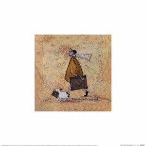 Umělecký tisk Sam Toft - Travels With The Dog, 30 × 30 cm