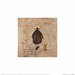 Umělecký tisk Sam Toft - Just Walking The Cat, 30 × 30 cm