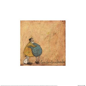 Umělecký tisk Sam Toft - Love Love Love Love Love, 30 × 30 cm