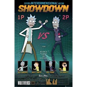 Plakát, Obraz - Rick and Morty - Showdown, 61 × 91.5 cm