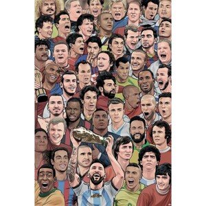 Plakát, Obraz - Legends - Football Greatest!S, 61 × 91.5 cm
