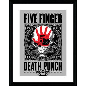 Obraz na zeď - Five Finger Death Punch - Punchangram, 34 × 44.2 cm