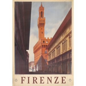 Ilustrace Firenze Florence, Andreas Magnusson, 30 × 40 cm