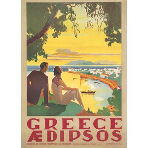 Ilustrace Greece, Andreas Magnusson, 30 × 40 cm