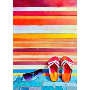 Ilustrace Caribbean Life, Andreas Magnusson, 30 × 40 cm