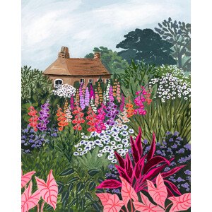 Ilustrace Lush Garden, Sarah Gesek, 30 × 40 cm