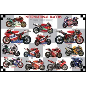 Plakát, Obraz - International Racers, 91.5 × 61 cm