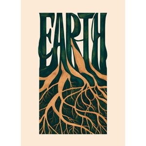 Ilustrace Earth, Andreas Magnusson, 30 × 40 cm