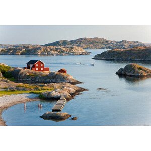 Fotografie Bathing in Sea, Sk?rhamn, Tjorn, Sweden, Peter Adams, 40 × 26.7 cm