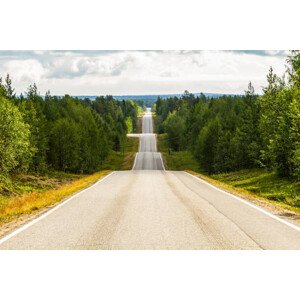 Fotografie Seesaw road in Finland, Marc Espolet Copyright, 40 × 26.7 cm