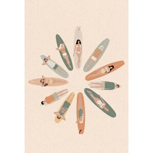 Ilustrace National Surfing Day Illustration, LucidSurf, 26.7 × 40 cm