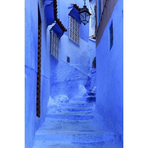 Fotografie View of the blue walls of, Kutredrig, 26.7 × 40 cm
