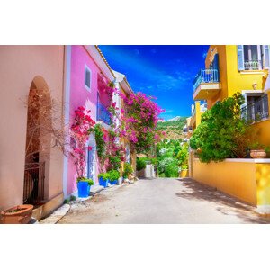 Fotografie Street in Kefalonia, Greece, adisa, 40 × 26.7 cm