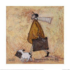 Umělecký tisk Sam Toft - Travels With The Dog, 40 × 40 cm