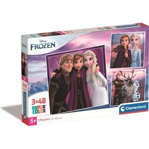 Puzzle Frozen, (3x) 48 ks