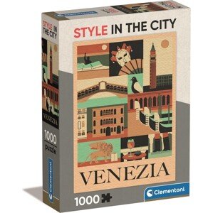 Puzzle Compact Box - Style in the City Venezia, 1000 ks