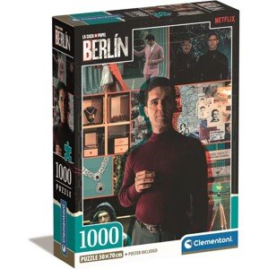 Puzzle Compact Box - La Casa De Papel - Berlin, 1000 ks