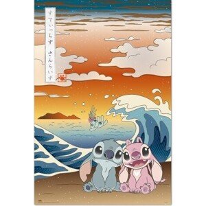 Plakát, Obraz - Disney - Japan Stitch, 61 × 91.5 cm