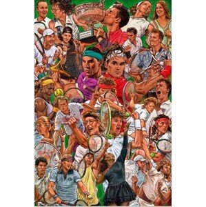 Plakát, Obraz - Legends of the Tennis, 61 × 91.5 cm