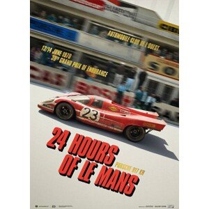 Umělecký tisk Porsche 917 KH - Past - 24h Le Mans - 1970, Automobilist, 50 × 70 cm