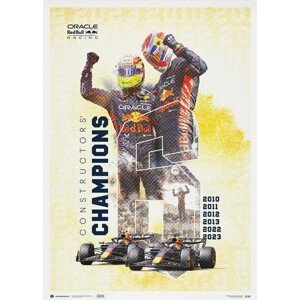 Umělecký tisk Oracle Red Bull Racing - F1® World Constructors' Champions - 2023, Automobilist, 50 × 70 cm