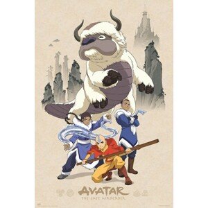 Plakát, Obraz - Avatar: The Legend of Aang, 61 × 91.5 cm