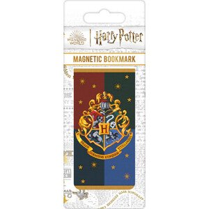 Magnetická záložka Magnetická záložka Harry Potter - Colourful Crest Hogwarts