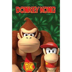 Plakát, Obraz - Nintendo - Donkey Kong And Diddy Kong, 61 × 91.5 cm