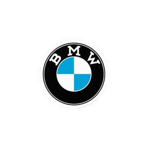 Plechová cedule BMW, Ø 35 cm