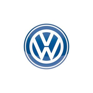 Plechová cedule Volkswagen VW, Ø 35 cm