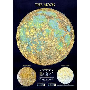 Plakát, Obraz - The moon, 61 × 91.5 cm