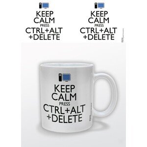 Hrnek Keep Calm Press Ctrl Alt Delete, 0,315 l