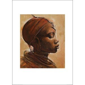 Umělecký tisk Masai woman I., Jonathan Sanders, 50 × 70 cm