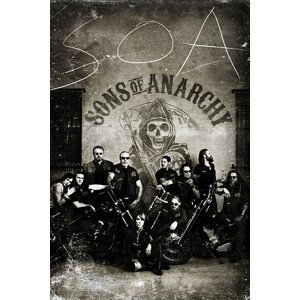 Plakát, Obraz - Sons of Anarchy - Vintage, 61 × 91.5 cm