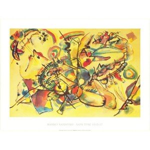 Umělecký tisk Kompozice 1917, Kandinsky, 70 × 50 cm