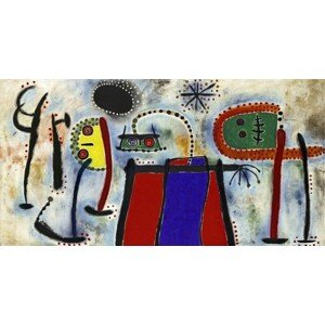 Umělecký tisk Obraz - Peinture, 1953, Joan Miró, 70 × 50 cm