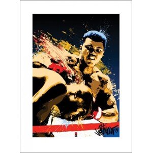 Umělecký tisk Muhammad Ali - Sting, 60 × 80 cm