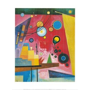 Umělecký tisk Hustá Červená - Heavy Red, Wassily Kandinsky, 60 × 80 cm
