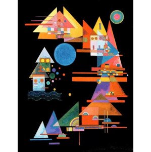 Umělecký tisk Peaks in the Arc, Wassily Kandinsky, 60 × 80 cm