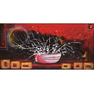 Umělecký tisk Rosso oriente, Takira, 100 × 50 cm