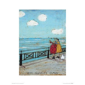 Umělecký tisk Sam Toft - Her Favourite Cloud, 40 × 50 cm
