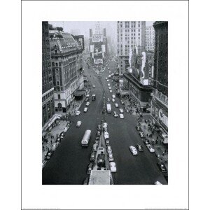 Umělecký tisk New York - Times Square, Alfred Gescheidt, 40 × 50 cm