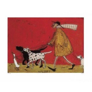 Umělecký tisk Sam Toft - Walkies, 50 × 40 cm