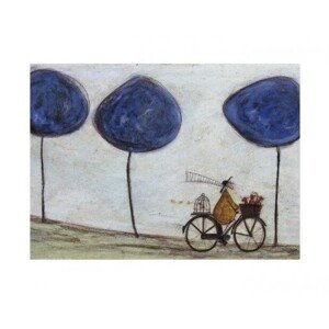 Umělecký tisk Sam Toft - Freewheelin' with Joyce Greenfields and the Felix 4, 50 × 40 cm