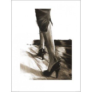 Umělecký tisk Janel Eleftherakis - Little Black Dress IV, 60 × 80 cm