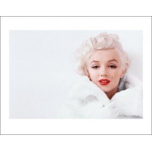Umělecký tisk Marilyn Monroe - White, 50 × 40 cm