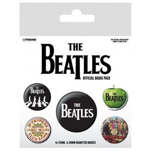 Plackový set The Beatles - White