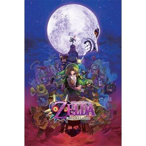 Plakát, Obraz - The Legend Of Zelda - Majora's Mask, 61 × 91.5 cm