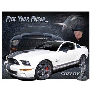Plechová cedule Shelby Mustang - You Pick, 40 × 31.5 cm