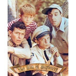 Plechová cedule Griffith - Men of Mayberry, 31.5 × 40 cm